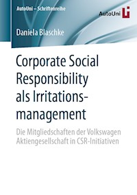 Corporate Social Responsibility als Irritationsmanagement - Daniela Blaschke - E-Book