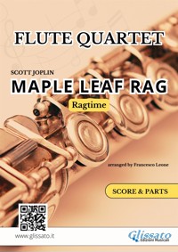 Flute Quartet / Ensemble "Maple Leaf Rag" score & parts - Scott Joplin - E-Book
