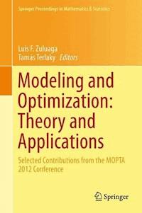 Modeling and Optimization: Theory and Applications -  - E-Book