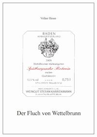 Der Fluch von Wettelbrunn - Volker Hesse - E-Book