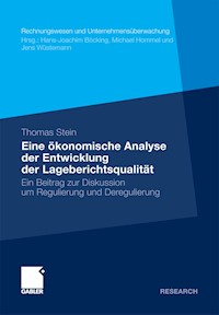 Eine ökonomische Analyse der Entwicklung der Lageberichtsqualität - Thomas Stein - E-Book
