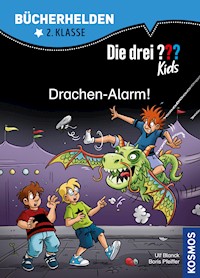 Die drei ??? Kids, Bücherhelden 2. Klasse, Drachen-Alarm! (drei Fragezeichen Kids) - Ulf Blanck - E-Book
