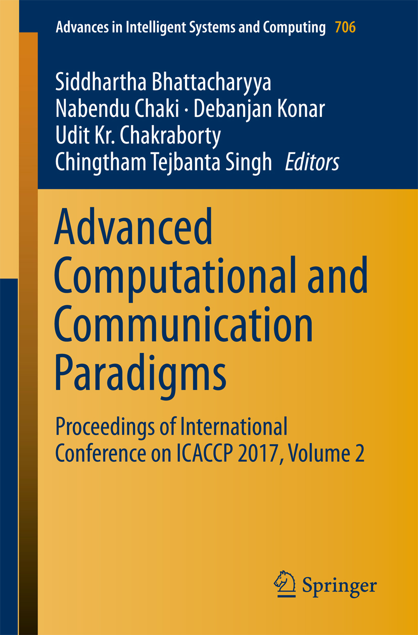 Advanced Computational and Communication Paradigms -  - E-Book