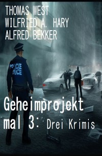 Geheimprojekt mal 3: Drei Krimis - Alfred Bekker - E-Book