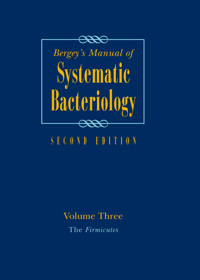 Bergey's Manual of Systematic Bacteriology - - E-Book