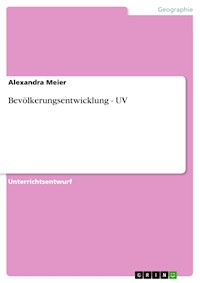 Bevölkerungsentwicklung - UV - Alexandra Meier - E-Book