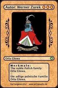 The noble Polish family Orla Glowa. Die adlige polnische Familie Orla Glowa. - Werner Zurek - E-Book