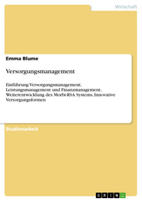 Versorgungsmanagement - Emma Blume - E-Book