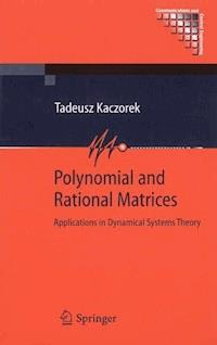 Polynomial and Rational Matrices - Tadeusz Kaczorek - E-Book