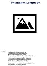 Lehrprobe Fahrlehrer - Christian Jünemann - E-Book