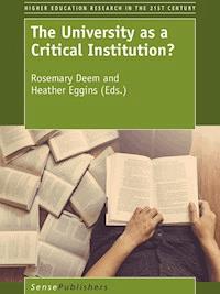 The University as a Critical Institution? -  - E-Book