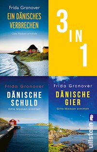 Gitte Madsen ermittelt - Die ersten drei Bände der beliebten Dänemark-Krimireihe - Frida Gronover - E-Book