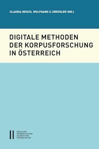 Digitale Methoden der Korpusforschung -  - E-Book