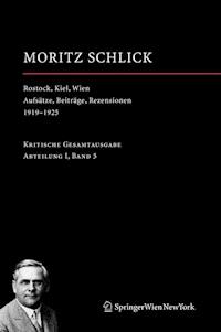 Rostock, Kiel, Wien - Moritz Schlick - E-Book