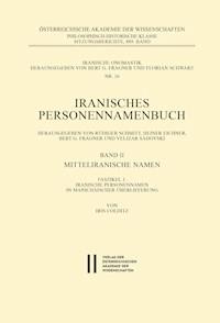 Iranisches Personennamenbuch / Iranische Personennamen in Manichäischer Überlieferung - Iris Colditz - E-Book