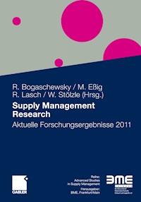 Supply Management Research -  - E-Book
