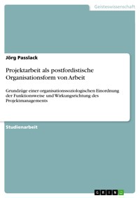 Projektarbeit als postfordistische Organisationsform von Arbeit - Jörg Passlack - E-Book