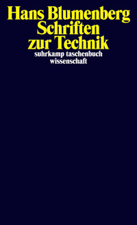 Schriften zur Technik - Hans Blumenberg - E-Book