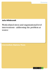 Work-related stress and organizational level interventions - addressing the problem at source - Julia Hillebrandt - E-Book