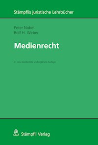 Medienrecht - Peter Nobel - E-Book