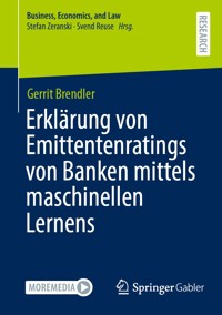 Erklärung von Emittentenratings von Banken mittels maschinellen Lernens - Gerrit Brendler - E-Book