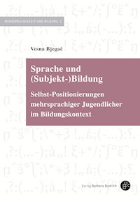 Sprache und (Subjekt-)Bildung - Vesna Bjegač - kostenlos E-Book