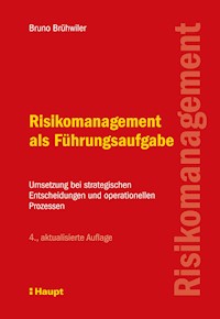 Risikomanagement als Führungsaufgabe - Bruno Brühwiler - E-Book