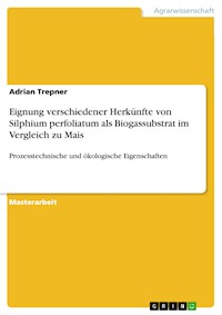 Eignung verschiedener Herkünfte von Silphium perfoliatum als Biogassubstrat im Vergleich zu Mais - Adrian Trepner - E-Book