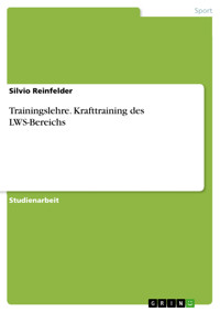 Trainingslehre. Krafttraining des LWS-Bereichs - Silvio Reinfelder - E-Book