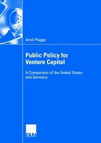Public Policy for Venture Capital - Arnd Plagge - E-Book