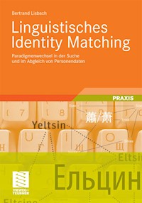 Linguistisches Identity Matching - Bertrand Lisbach - E-Book