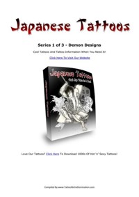 Japanische Tattoos - Serie 1 von 3 - Japanese Demon Designs. Große Auswahl an Tattoo Design Vorlagen, Motiv: Japanische Dämonen. - Otmar Trierweiler - E-Book