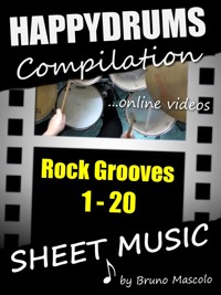 Happydrums Compilation "Rock Grooves 1-20" - Bruno Mascolo - E-Book
