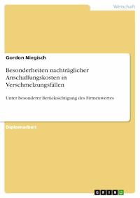 Besonderheiten nachträglicher Anschaffungskosten in Verschmelzungsfällen - Gordon Niegisch - E-Book