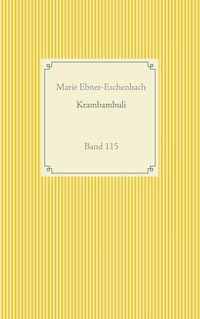 Krambambuli - Marie Ebner-Eschenbach - E-Book