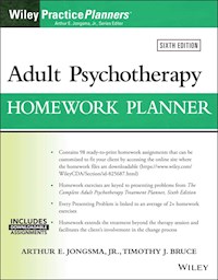 Adult Psychotherapy Homework Planner - Arthur E. Jongsma - E-Book