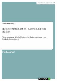 Risikokommunikation - Darstellung von Risiken - Anita Huber - E-Book