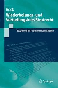 Wiederholungs- und Vertiefungskurs Strafrecht - Dennis Bock - E-Book