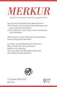 MERKUR 10/2025, Jg.79 -  - E-Book