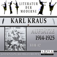Aufsätze 1914-1925 - Teil 12 - Karl Kraus - Hörbuch