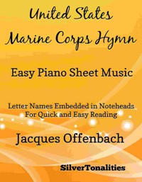 United States Marine Corps Hymn Easy Piano Sheet Music - SilverTonalities - E-Book
