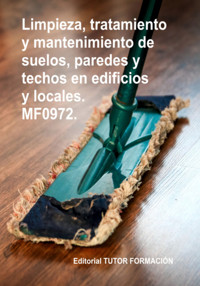Limpieza, Tratamiento Y Mantenimiento De Suelos, Paredes Y Techos En Edificios Y Locales. Mf0972. - Natalia Santos Rubio - E-Book