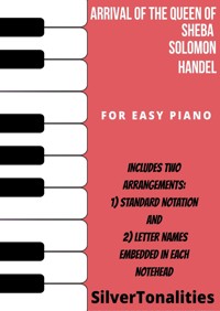 Arrival of the Queen of Sheba Solomon Easiest Piano Sheet Music Combo - SilverTonalities - E-Book