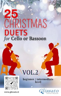 25 Christmas Duets for Cello or Bassoon - VOL.2 - Adolphe Charles Adam - E-Book