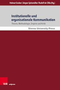 Institutionelle und organisationale Kommunikation -  - E-Book