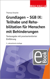 Grundlagen - SGB IX: Rehabilitation und Teilhabe von Menschen mit Behinderungen - Thomas Knoche - E-Book