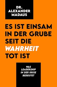 Es ist einsam in der Grube seit die Wahrheit tot ist - Alexander Madaus - E-Book