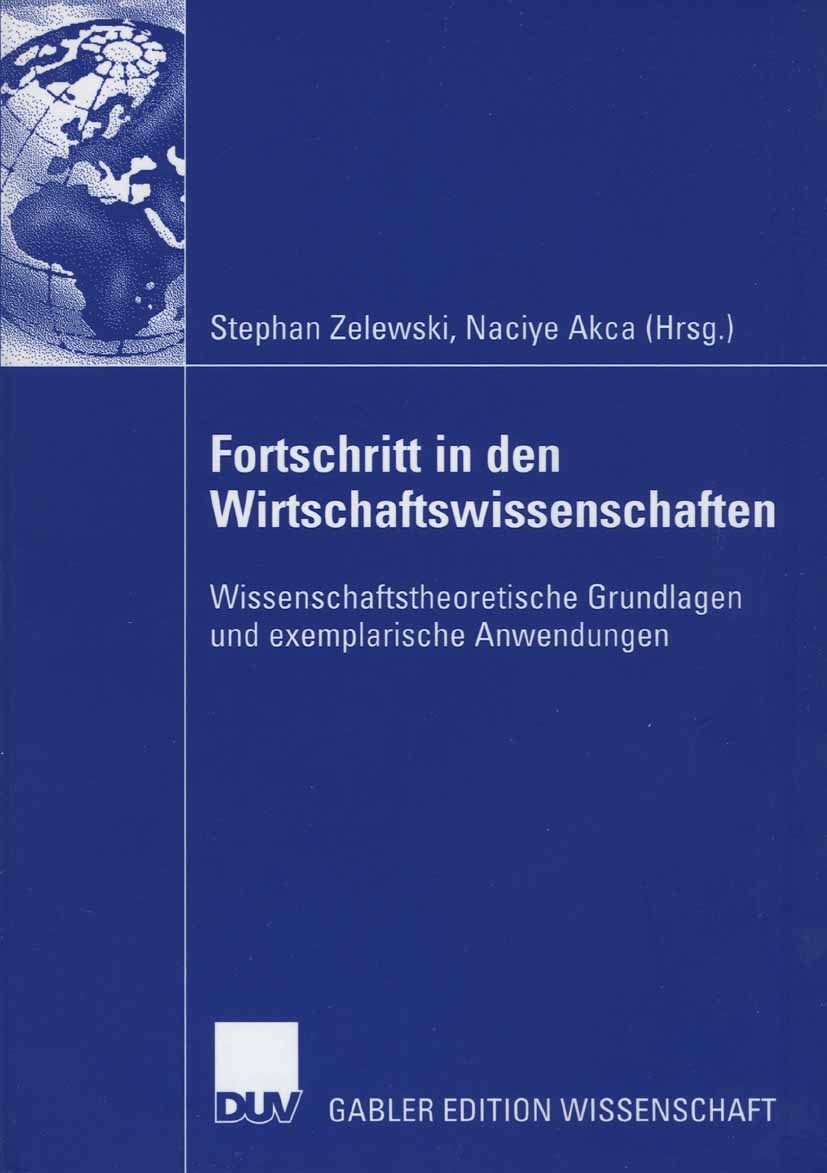 Fortschritt in den Wirtschaftswissenschaften -  - E-Book