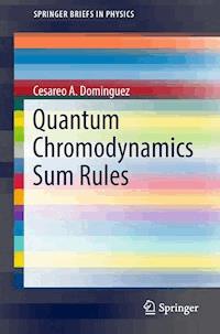 Quantum Chromodynamics Sum Rules - Cesareo A. Dominguez - E-Book
