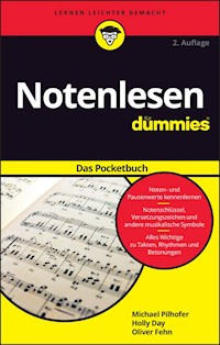 Notenlesen für Dummies Das Pocketbuch - Michael Pilhofer - E-Book